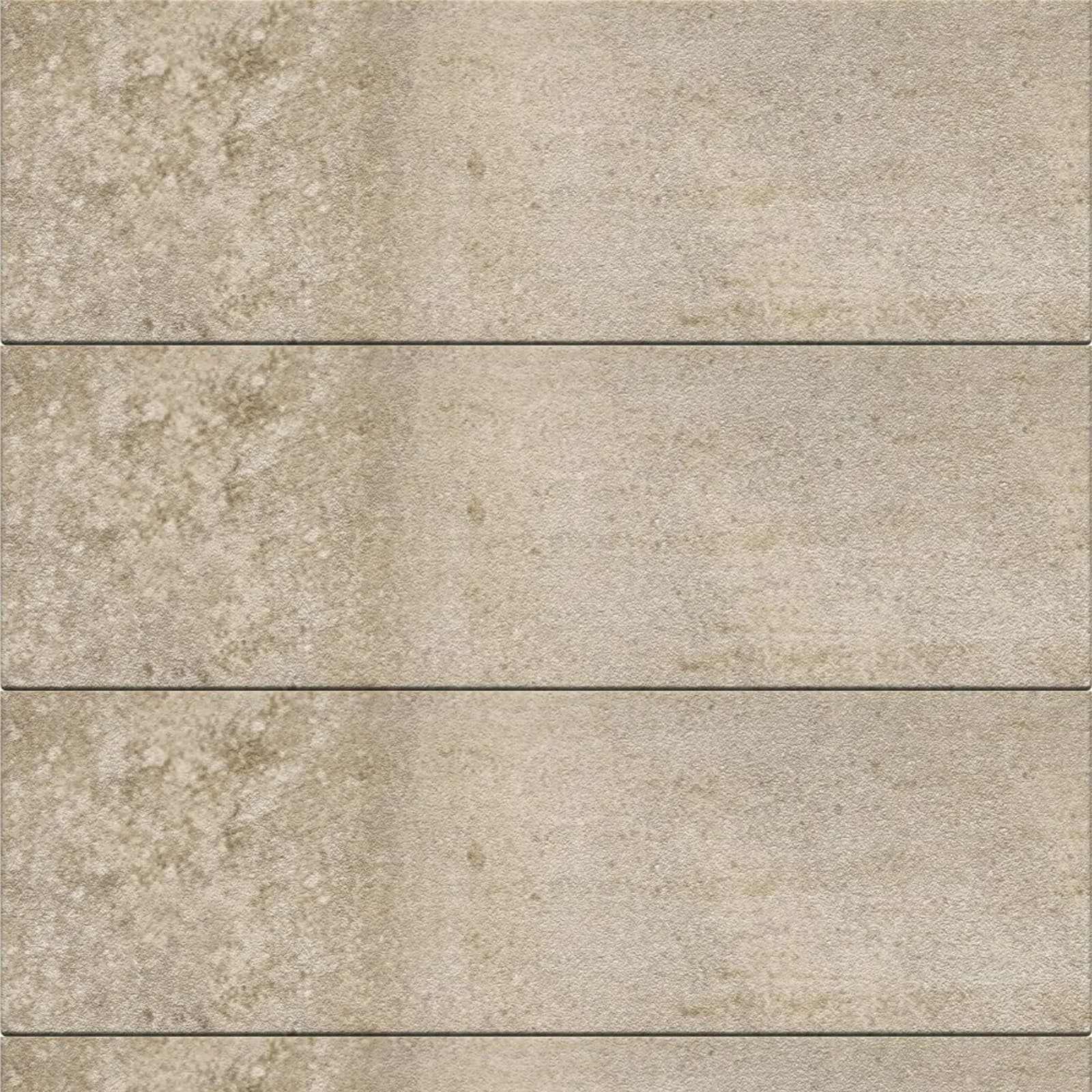 Revestimento Tijolinho Bege Claro Matte 7,7x24 Portinari Every Brick Cement Bold "A"