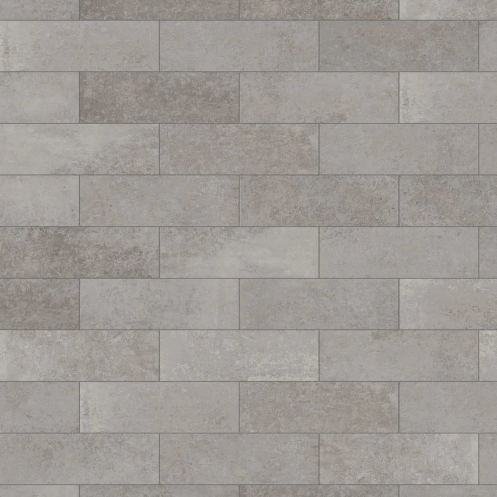 Revestimento Tijolinho Cinza Claro Matte 7,7x24 Portinari My Bricks Cement Bold "A"