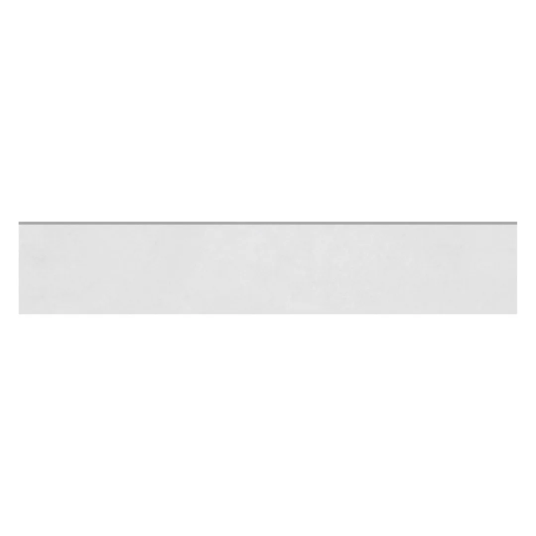 Rodapé Acetinado Eliane Habitat 8,5x45 Branco "A"