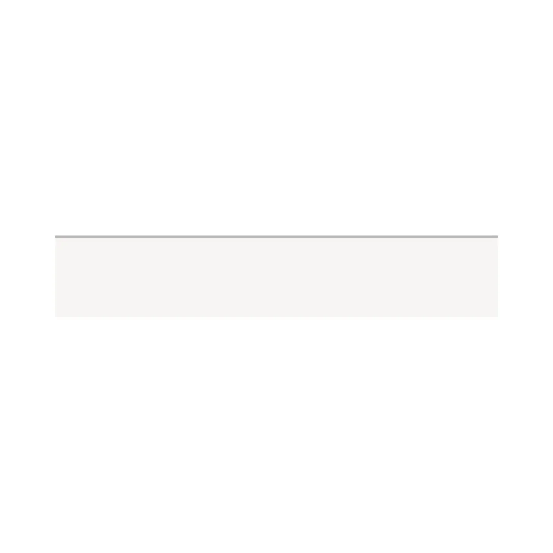 Rodapé Branco Acetinado 8,5x45 Eliane Forma Branco Ac Rs Bold "A"