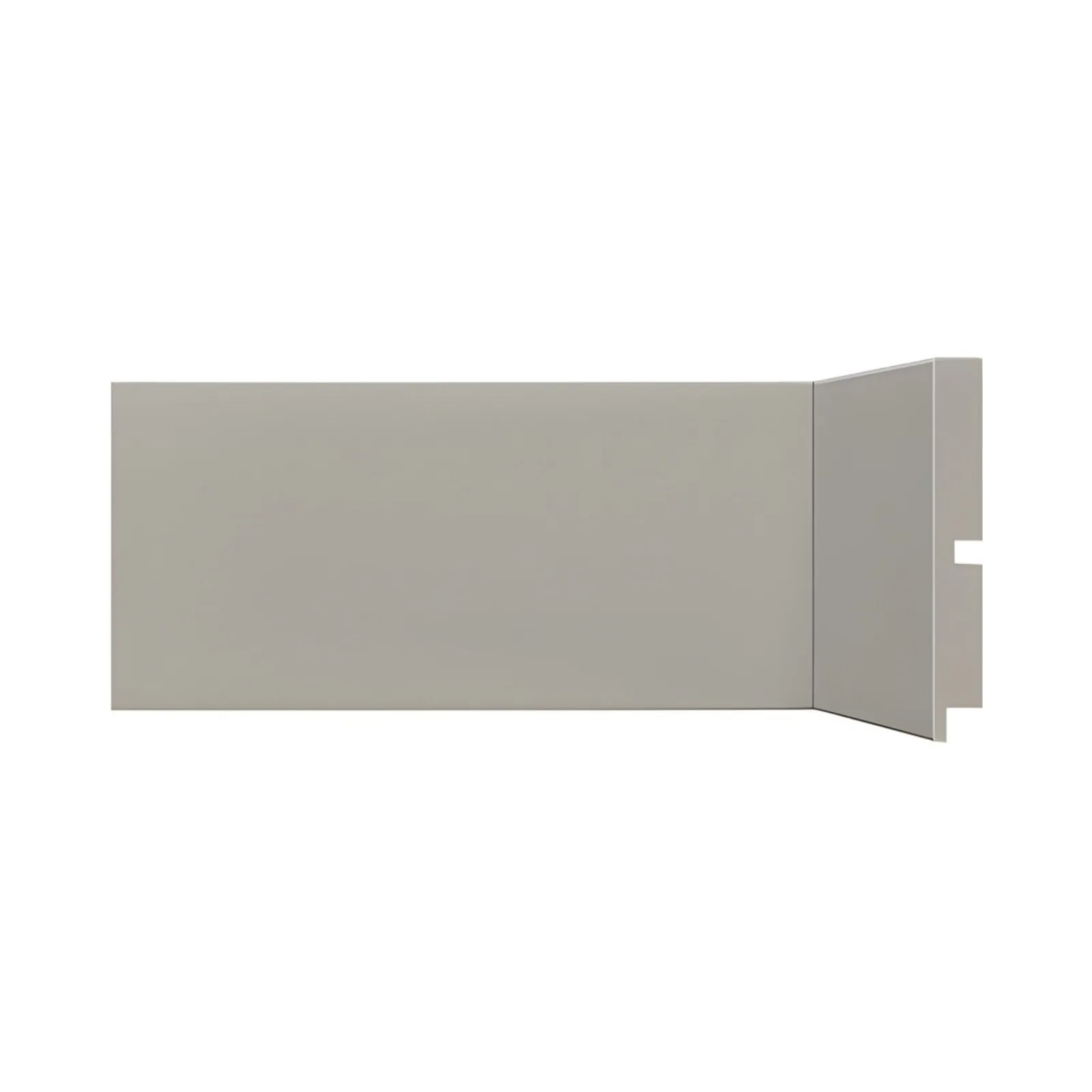 Rodape Poliestireno 454 Cinza Glacial 10cm Santa Luzia