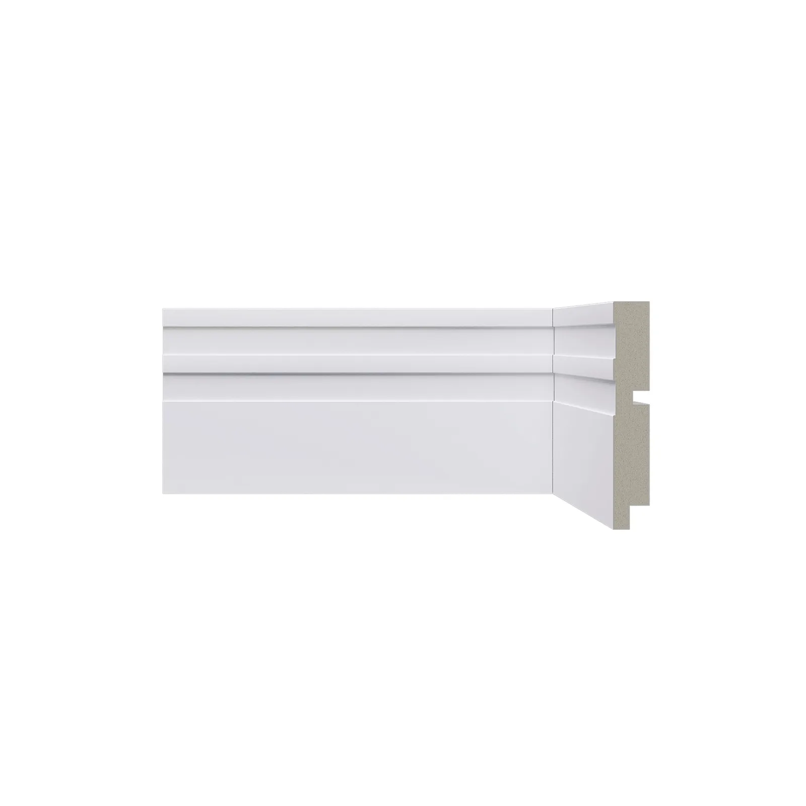 Rodape Poliesti Santa Luzia 10cm 512 Caixa C/26,40ml Branco