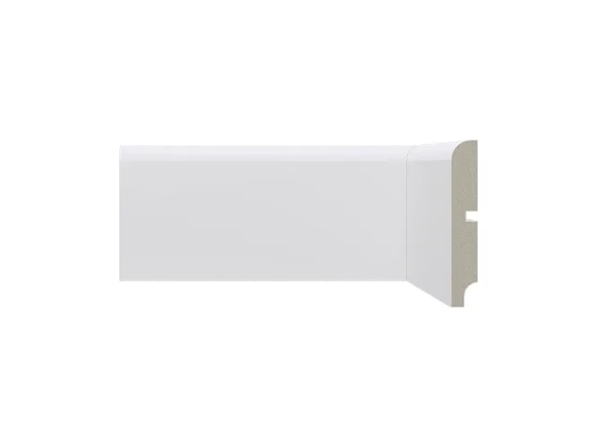 Rodape Poliesti Santa Luzia 10cm 550 Barra C/2,40ml Branco