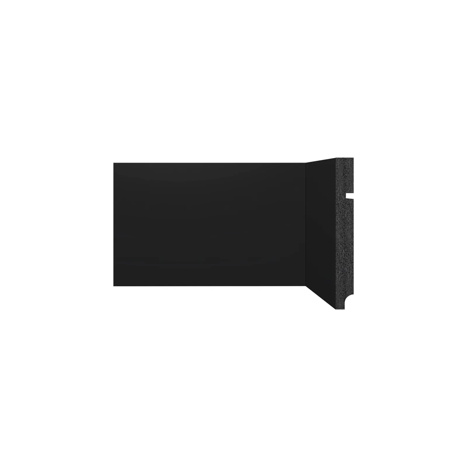 Rodape Poliesti Santa Luzia 15cm 3496 Barra C/2,40ml Preto