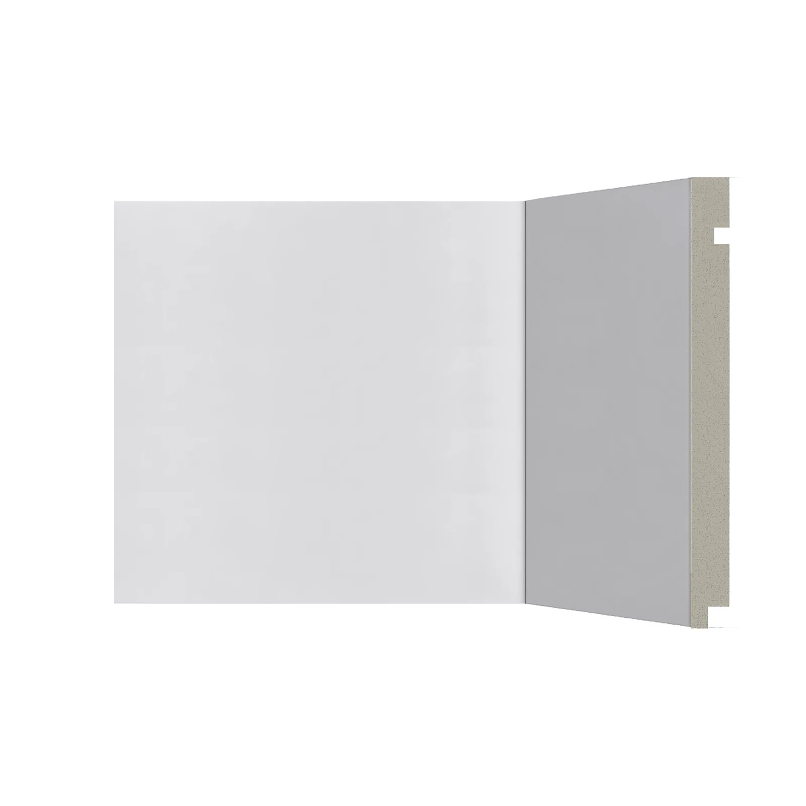 Rodape Poliesti Santa Luzia 20cm 506 Bara 2,40ml Branco"