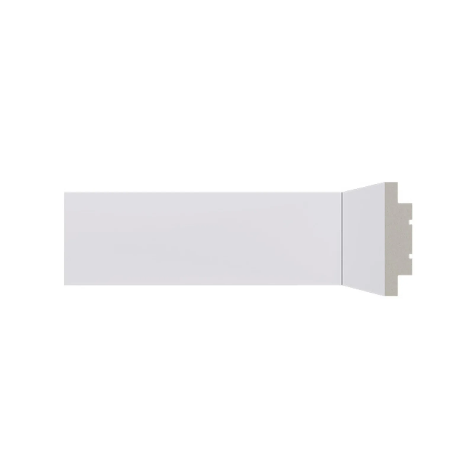 Rodapé Poliestireno Branco 7cm Versaled Santa Luzia