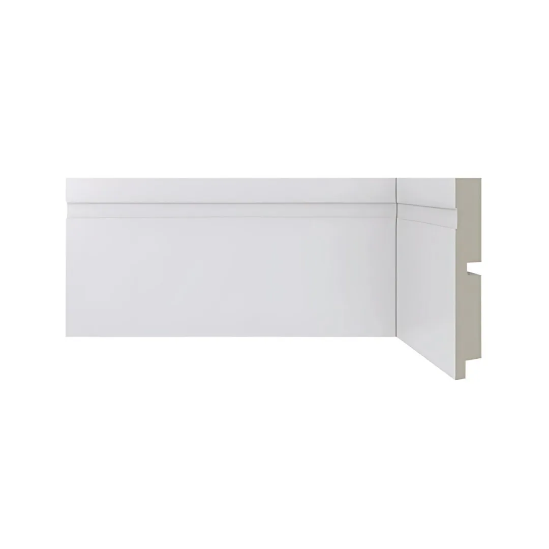 Rodapé Poliestireno Branco 10cm Santa Luzia 457