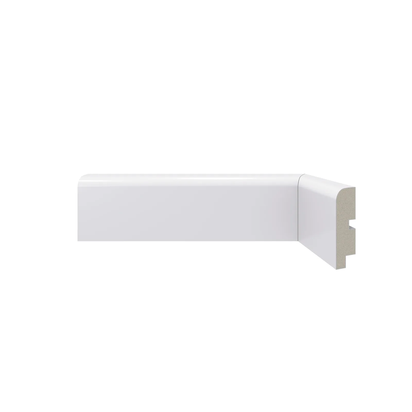 Rodapé Santa Luzia de poliestireno 446 branco com 70mm altura