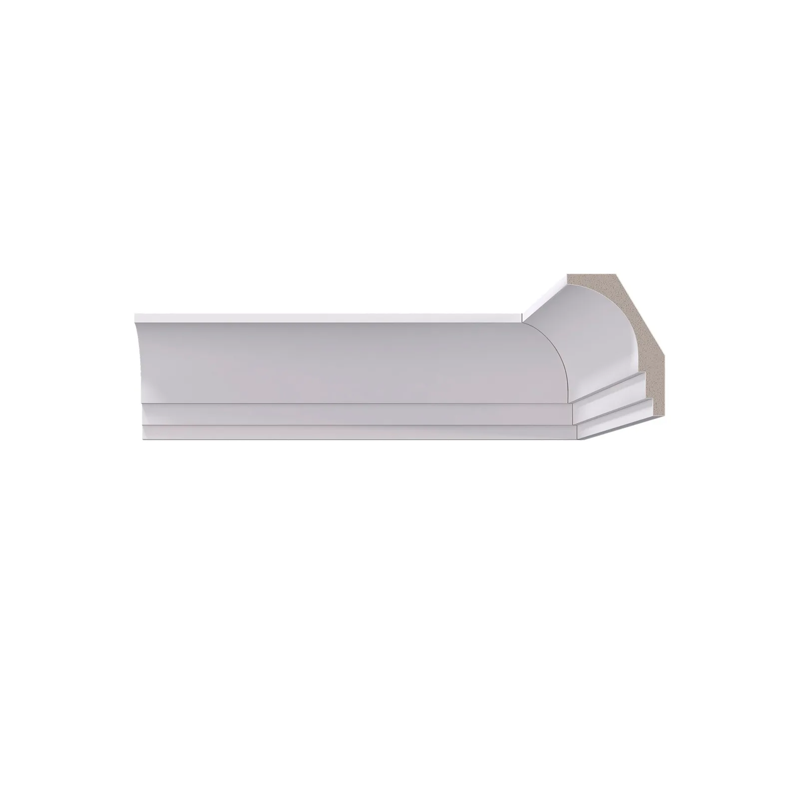 Rodateto Santa Luzia Poliestiren 6,5cm 545 Barrac/2,4ml Bran