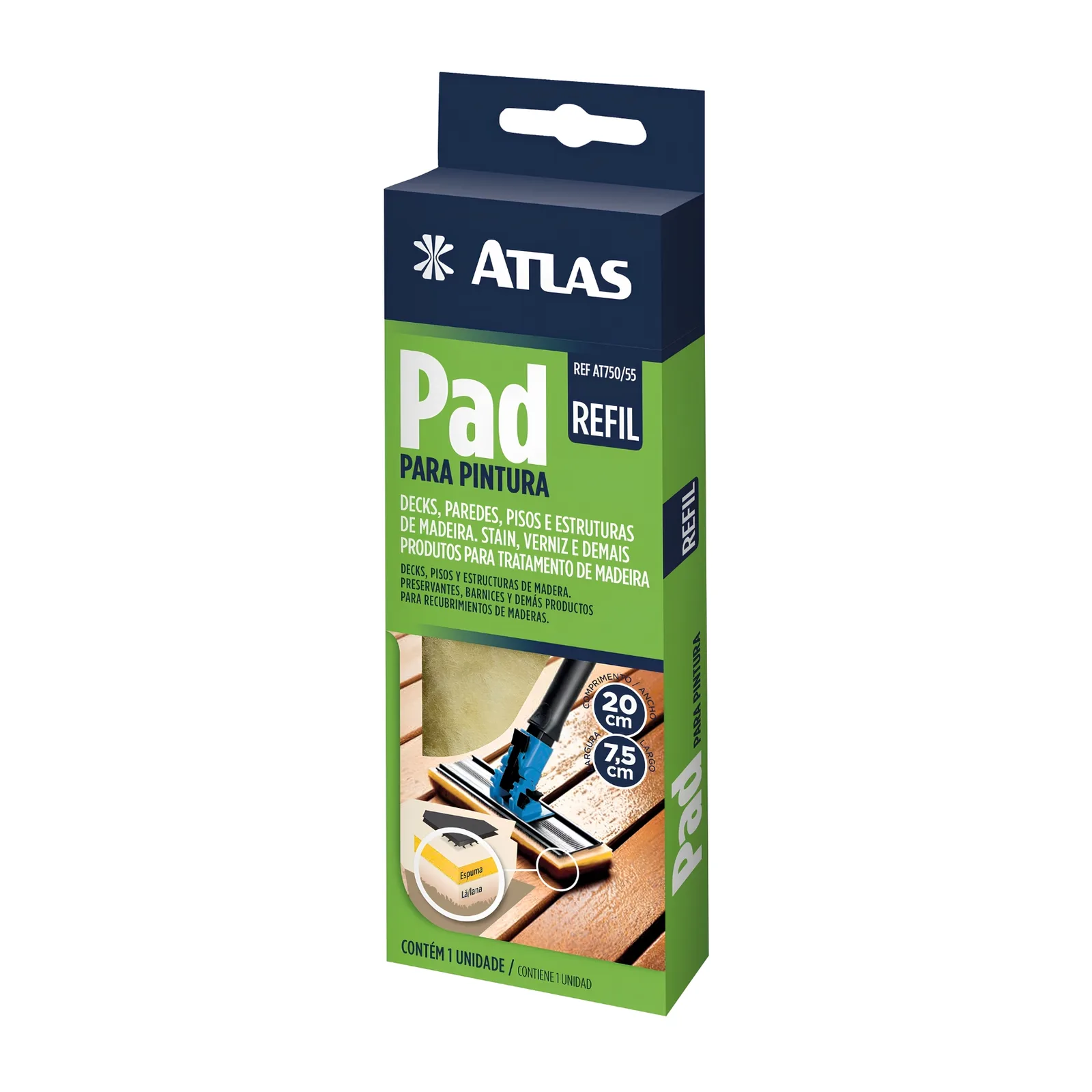 Refil para PAD de Pintura Atlas AT750/55