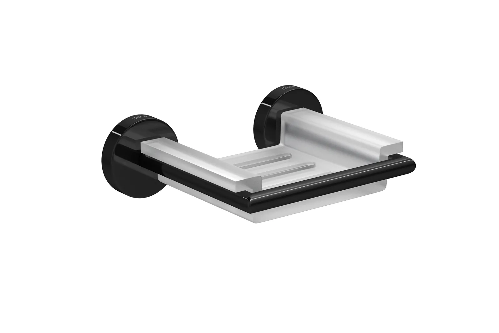 Saboneteira de parede Deca Disco Black Noir