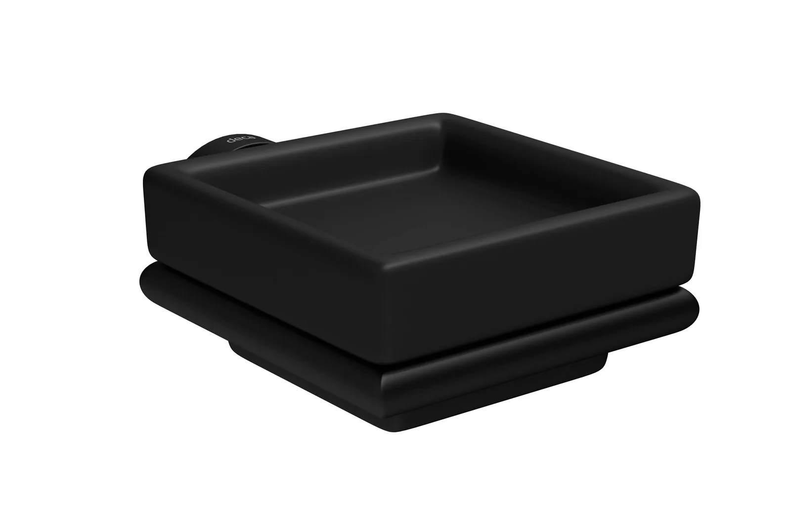 Saboneteira de parede Deca Slim Black Matte