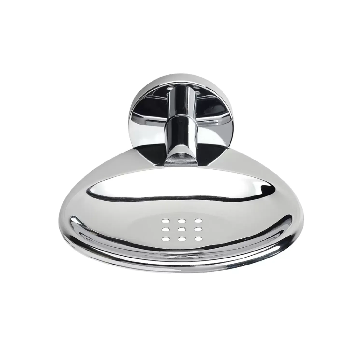 Saboneteira de parede Jackwal Flat Cromado Oval