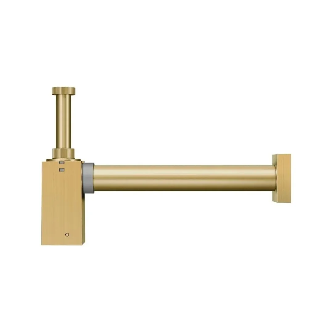 Sifão de Parede para Banheiro Ouro Escovado Docol Square