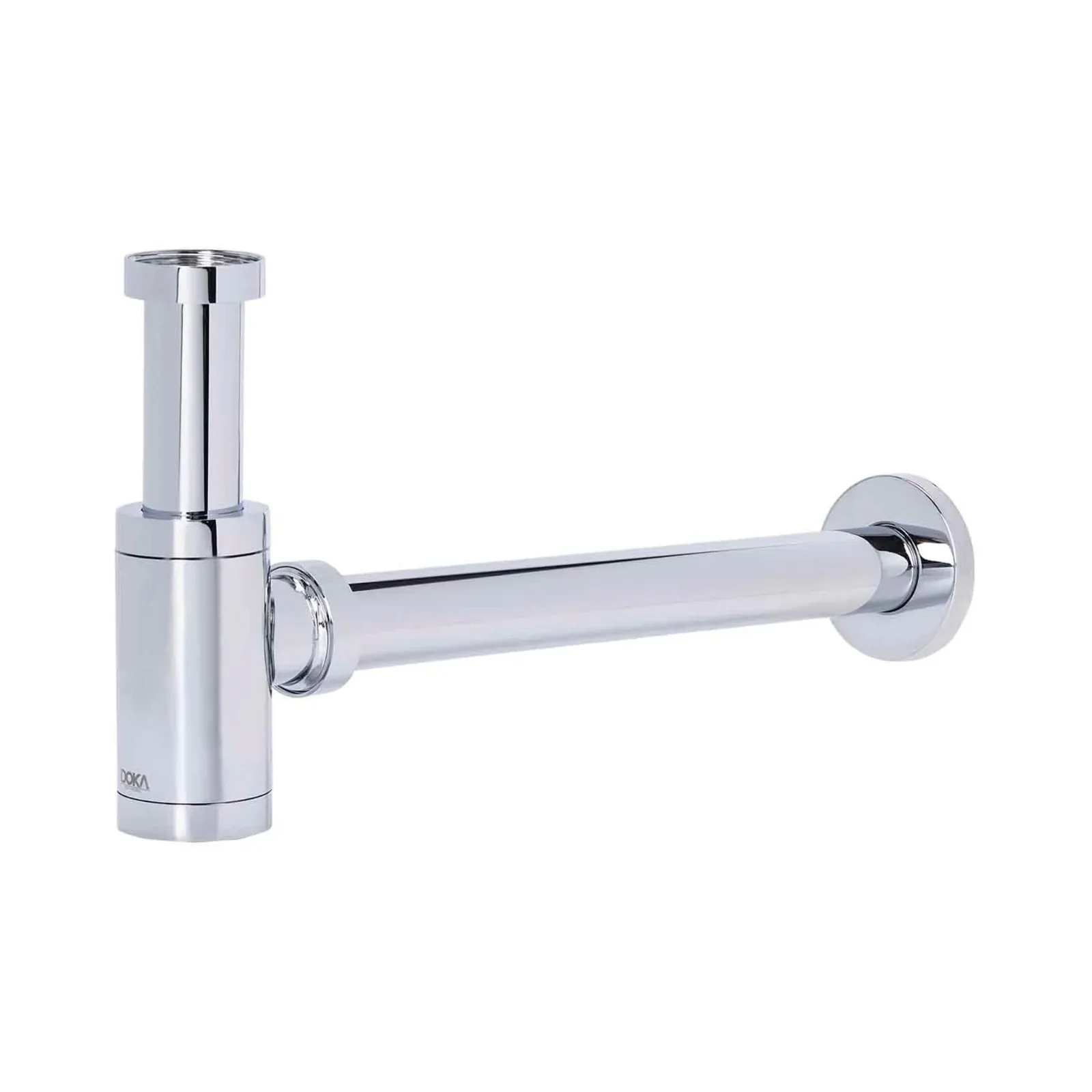 Sifão para Cuba Chrome Doka