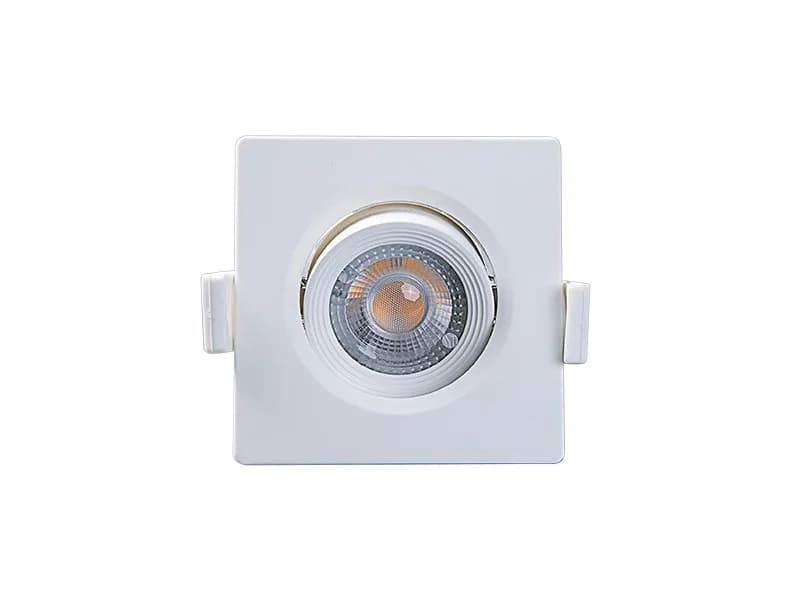 Spot Taschibra Embutir Quadrado Alltop Led Mr11 3w 3000k 38º