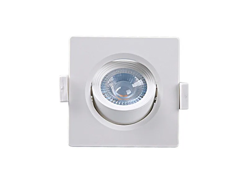Spot Taschibra Embutir Quadrado Alltop Led MR16 5W 3000k 38º