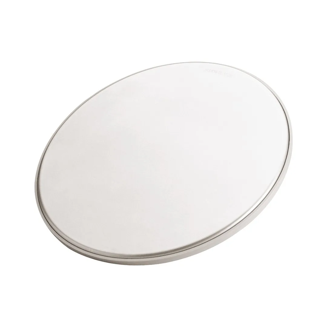 Tampa Cega Redonda com Moldura 25cm Jackwal Inox
