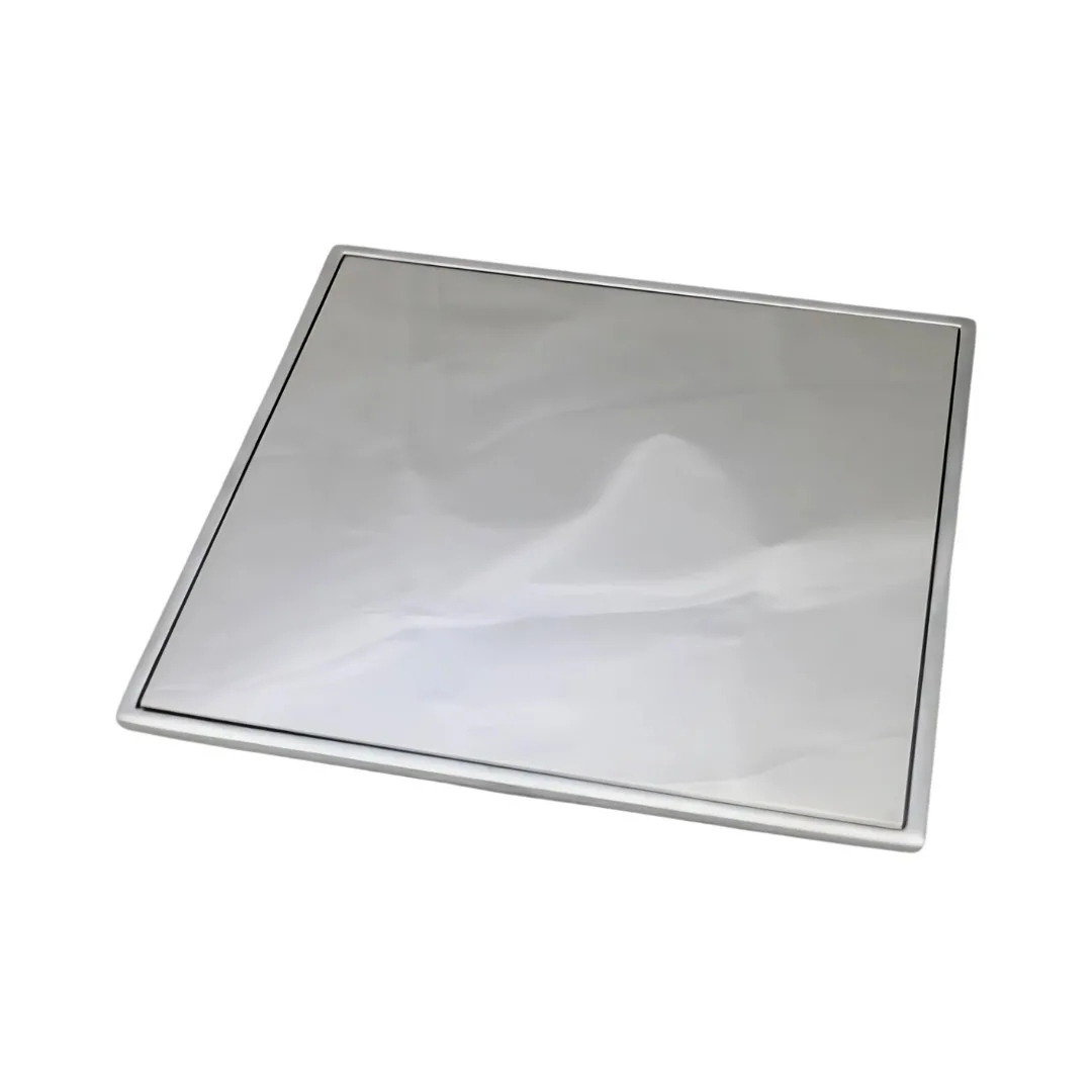Tampa Cega Inox Polido 10x10 Invinox
