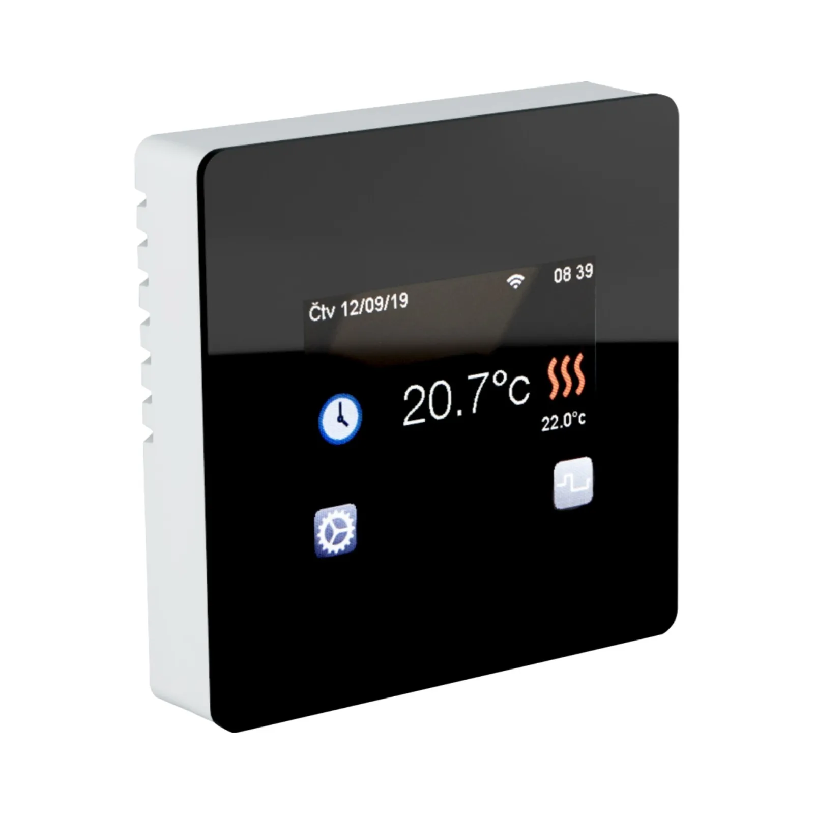 Termostato TFT Black Wi-Fi Fenix Vesta