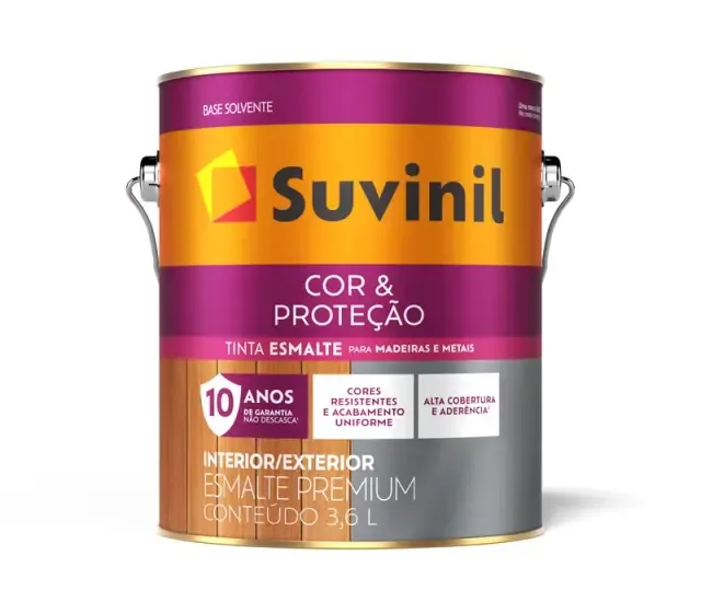 Tinta Suvinil 3,6L Esmalte Acetinada Branco
