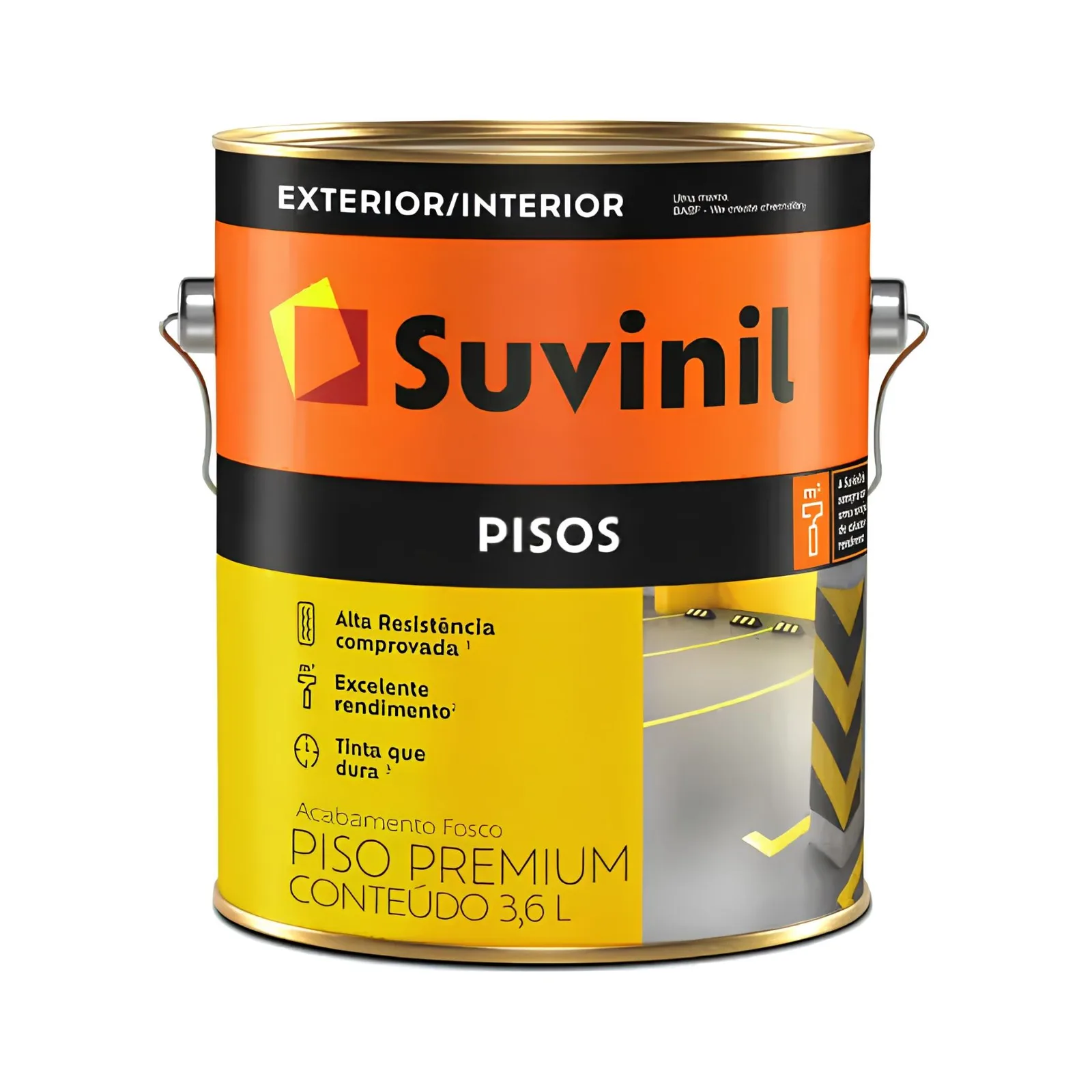 Tintas Suvinil Acrílicas Branco Acril Piso Fosco 3,6 L