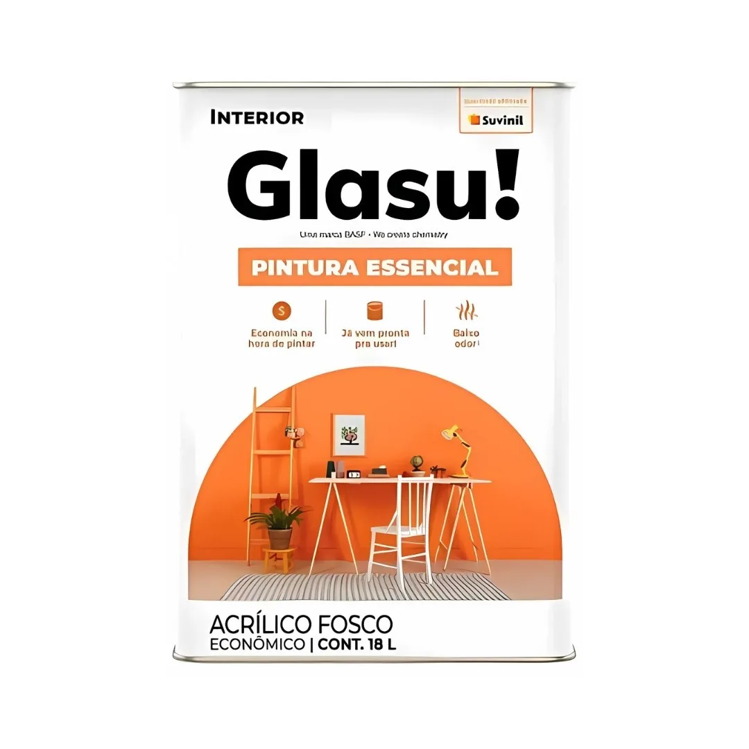 Tinta Suvinil Glasu 18L Acrílica Branco