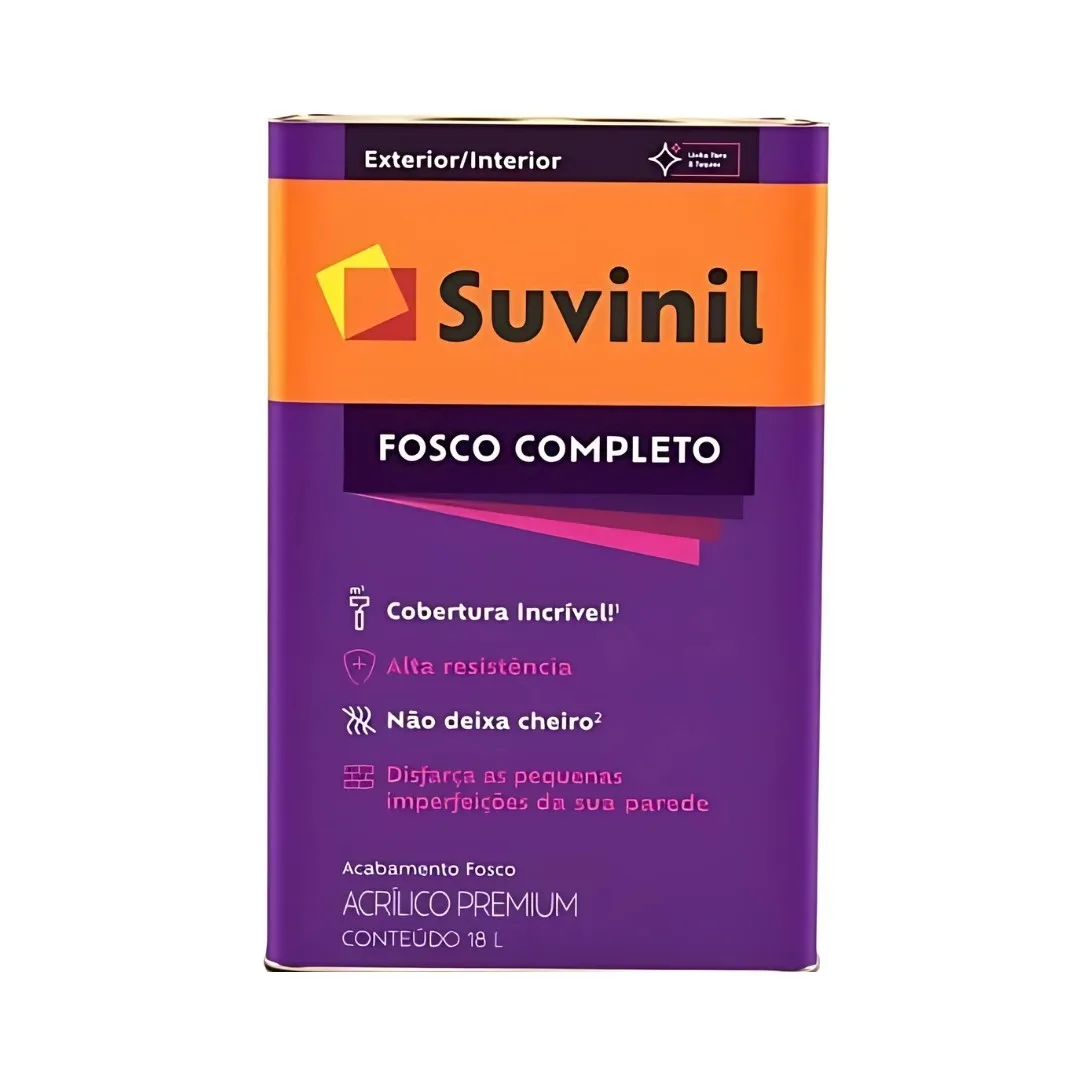 Tinta Suvinil Toque Fosco Completo 18 L Acrílica Branco