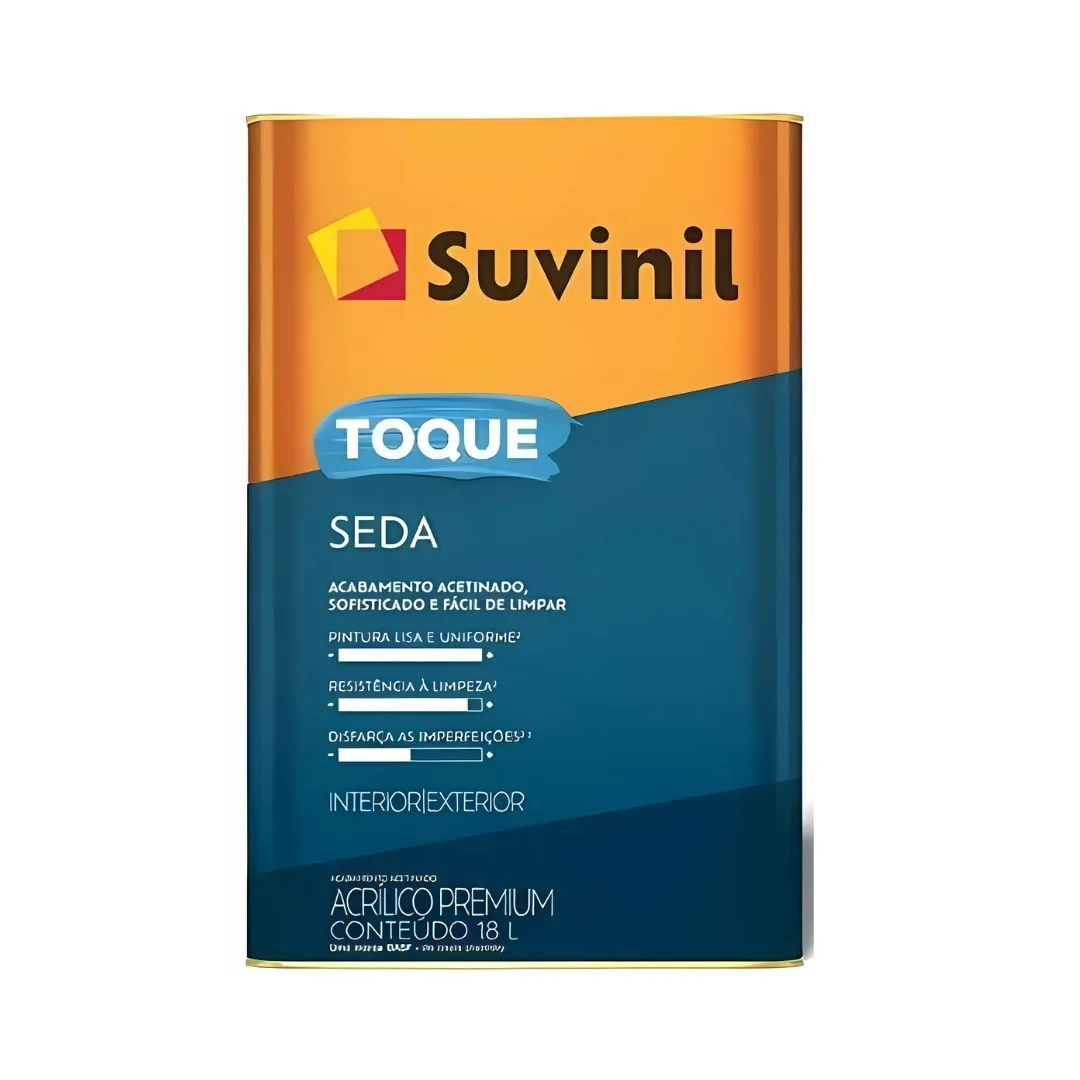 Tinta Suvinil Toque Seda 18 L Acrílico Branco