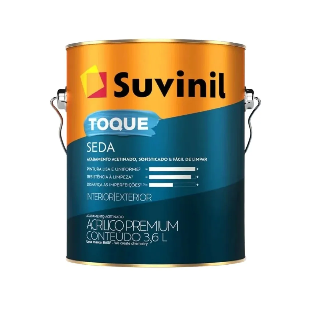 Tinta Suvinil Toque Seda 3,6 L Acrílico Branco