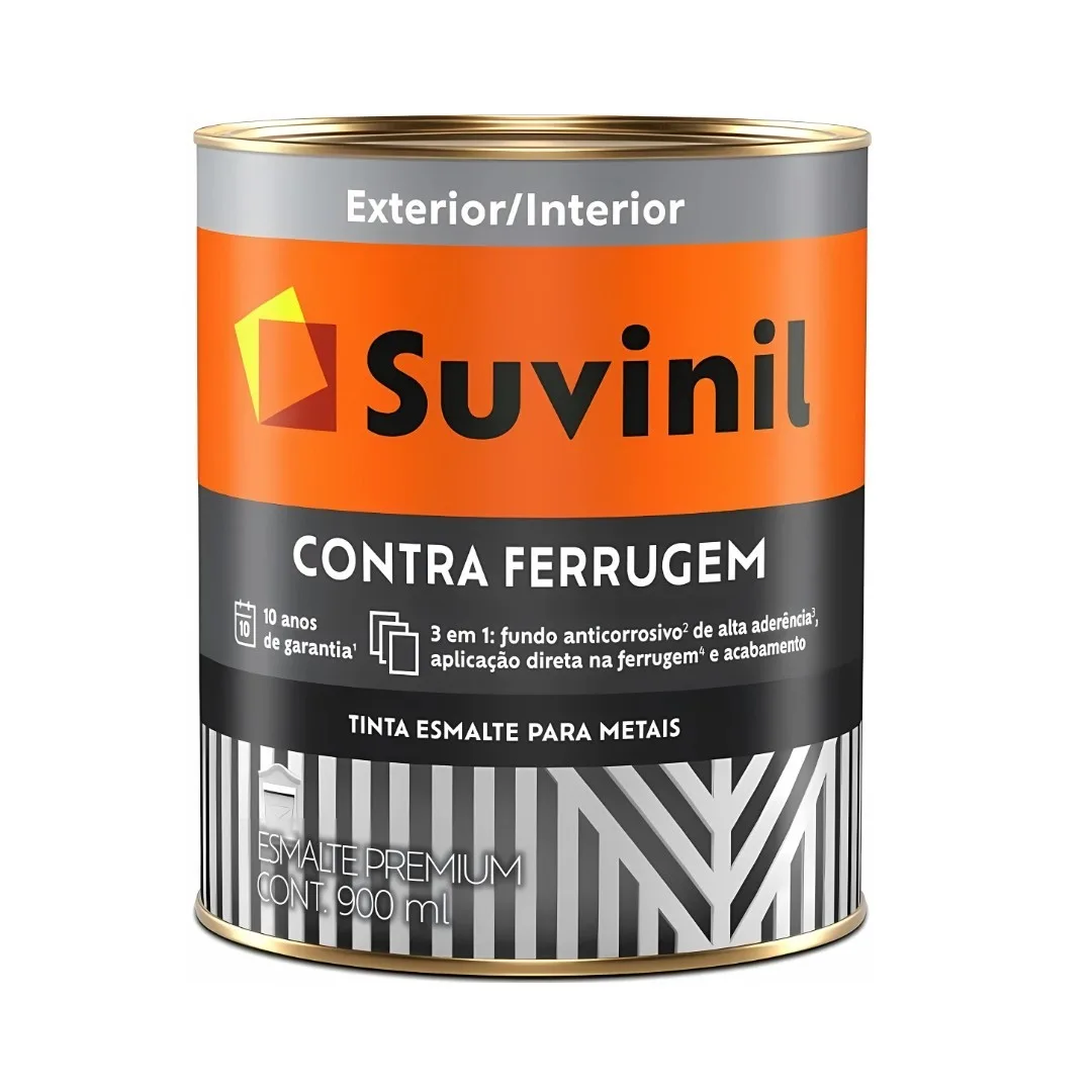 Tinta Suvinil Contra Ferrugem 0,9L Esmalte Branco