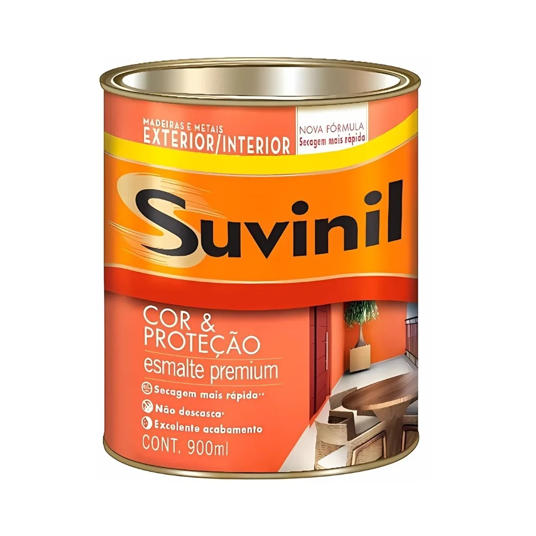Tinta Suvinil Cor e Proteção 0,9L Esmalte Marrom