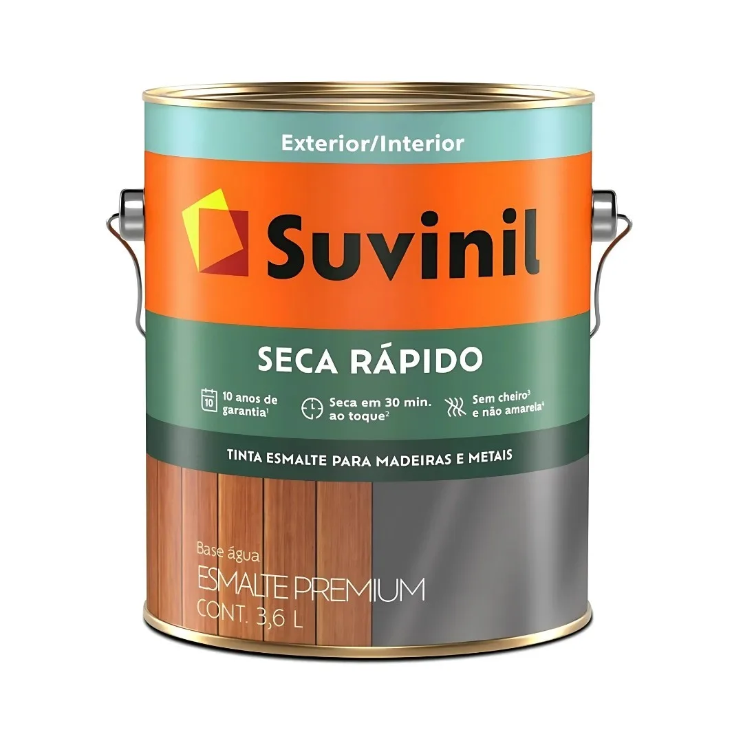 Tinta Suvinil Seca Rápido 3,6 L Esmalte Branco