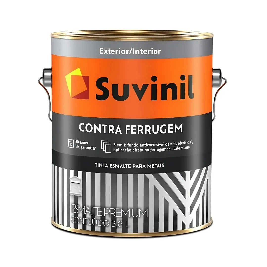Tinta Suvinil Contra Ferrugem 3,6L Esmalte Branco