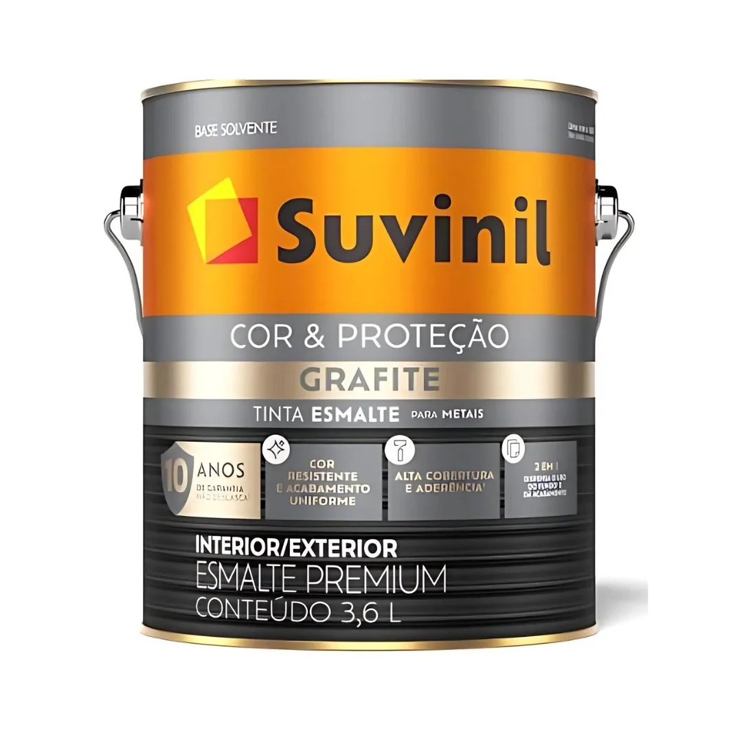 Tinta Suvinil Esmalte Premium Grafite Claro