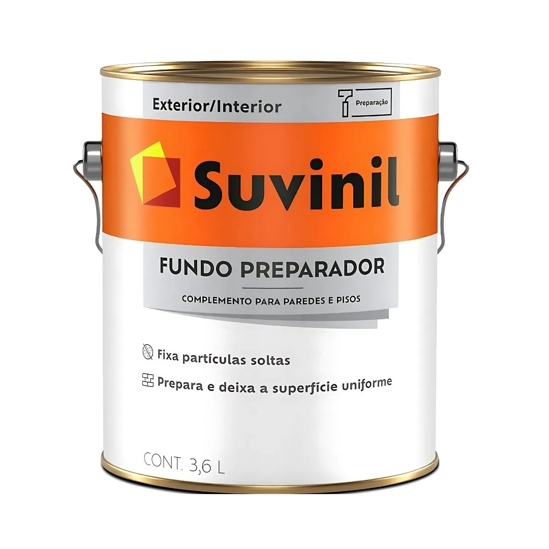 Tinta Suvinil Fundo Preparador 3,6 L Incolor