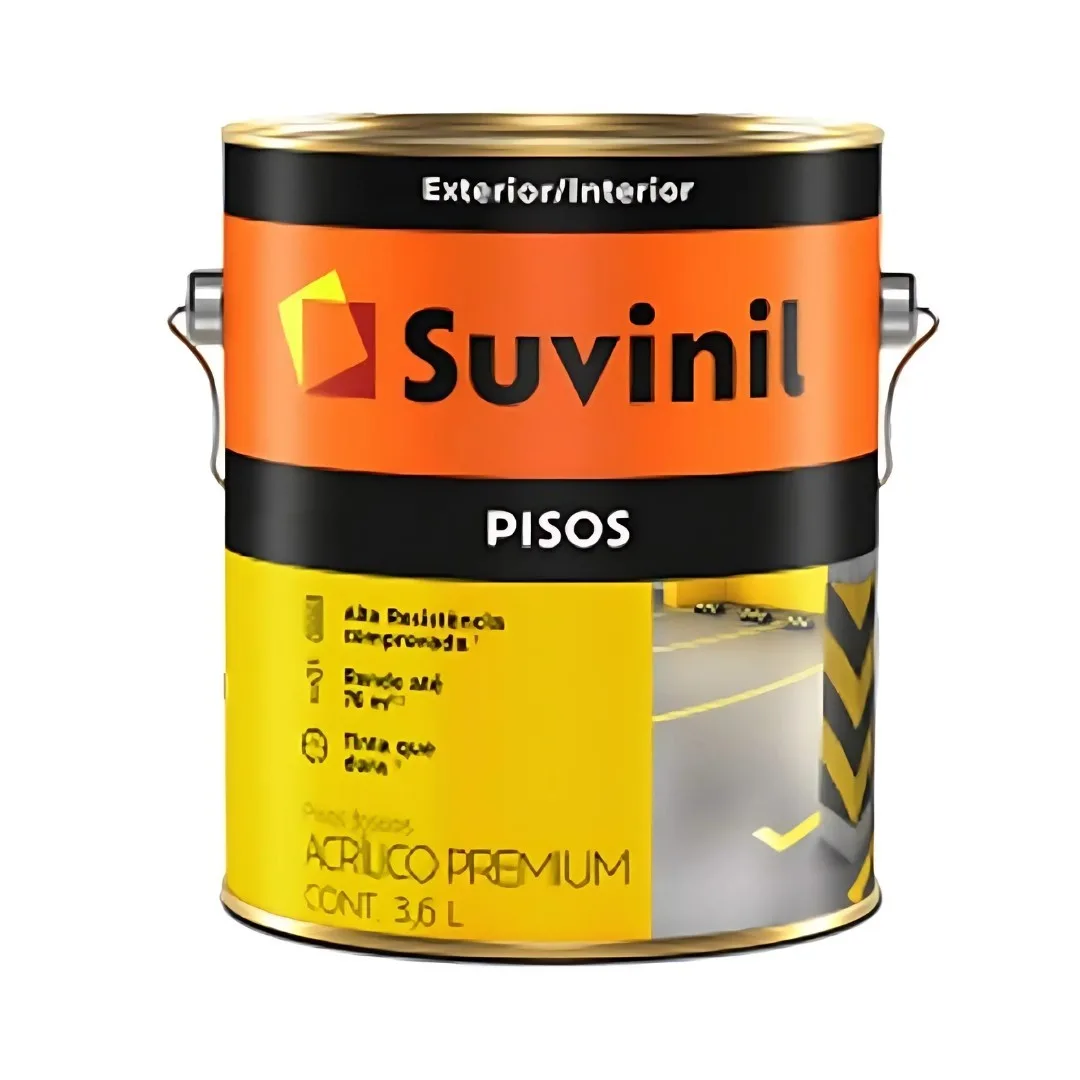 Tinta Suvinil Para Piso 3,6 L Amarelo
