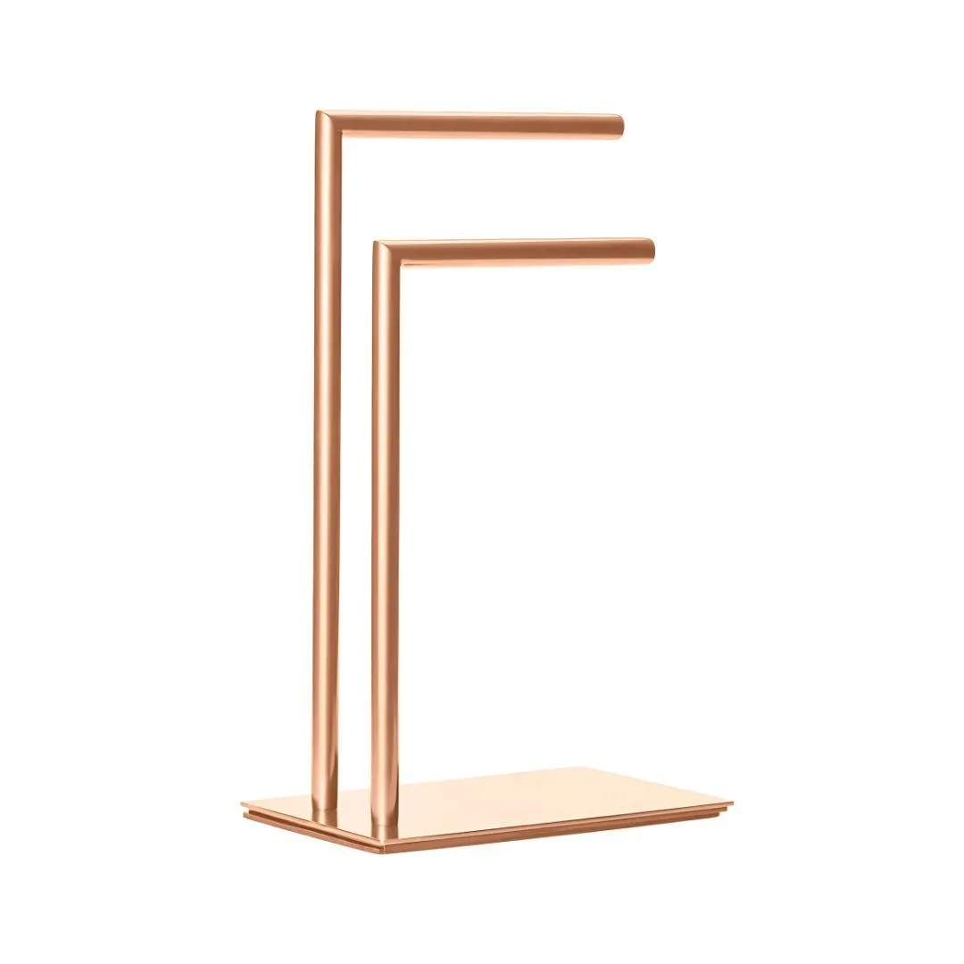 Toalheiro De Bancada Brushed Rose Gold Doka