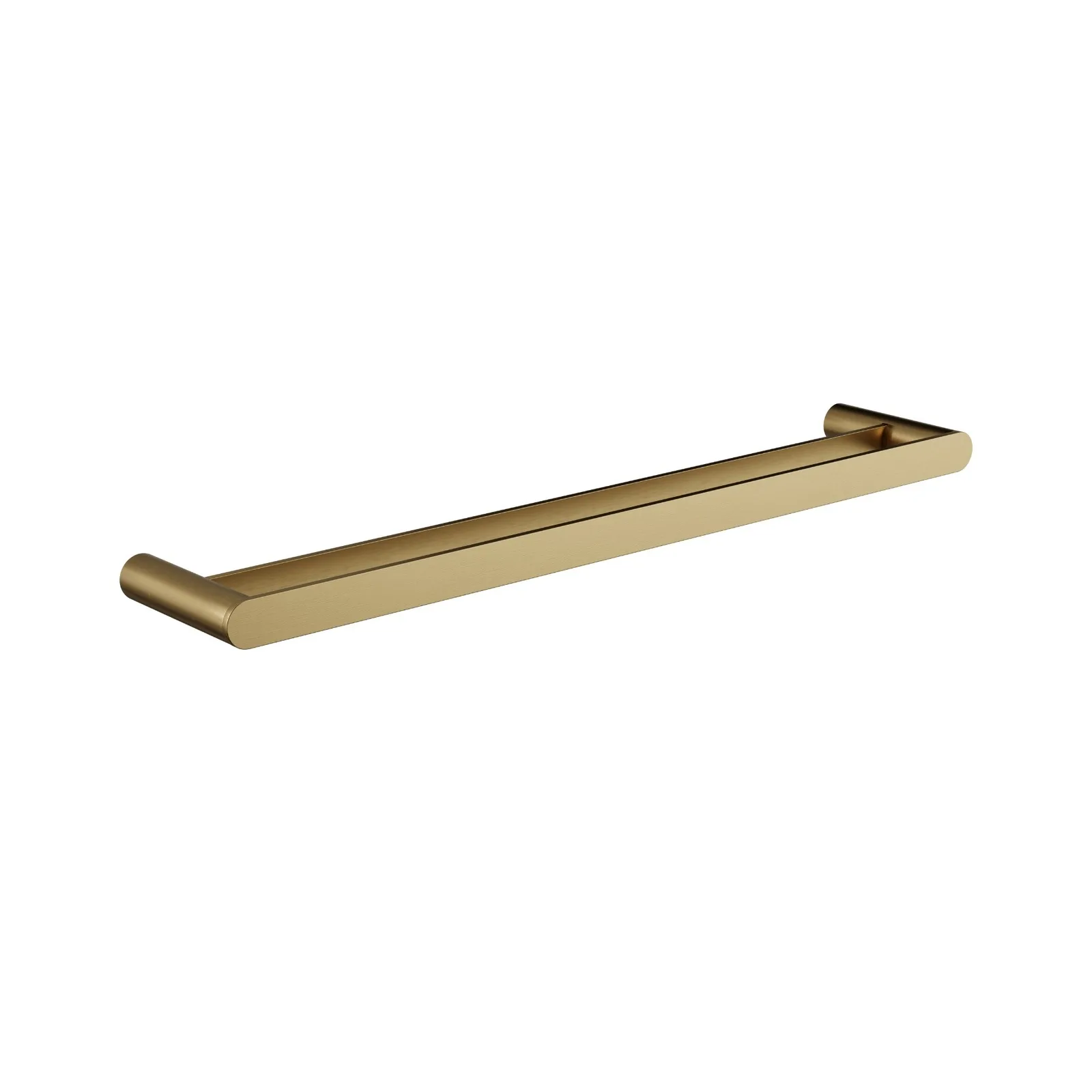 Toalheiro De Parede Duplo Brushed Gold Doka Quantum