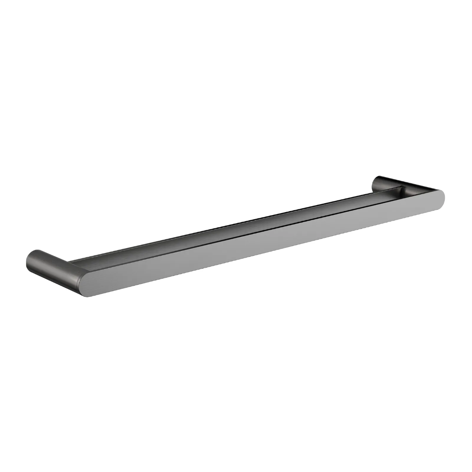 Toalheiro Duplo Brushed Nickel Doka Quantum