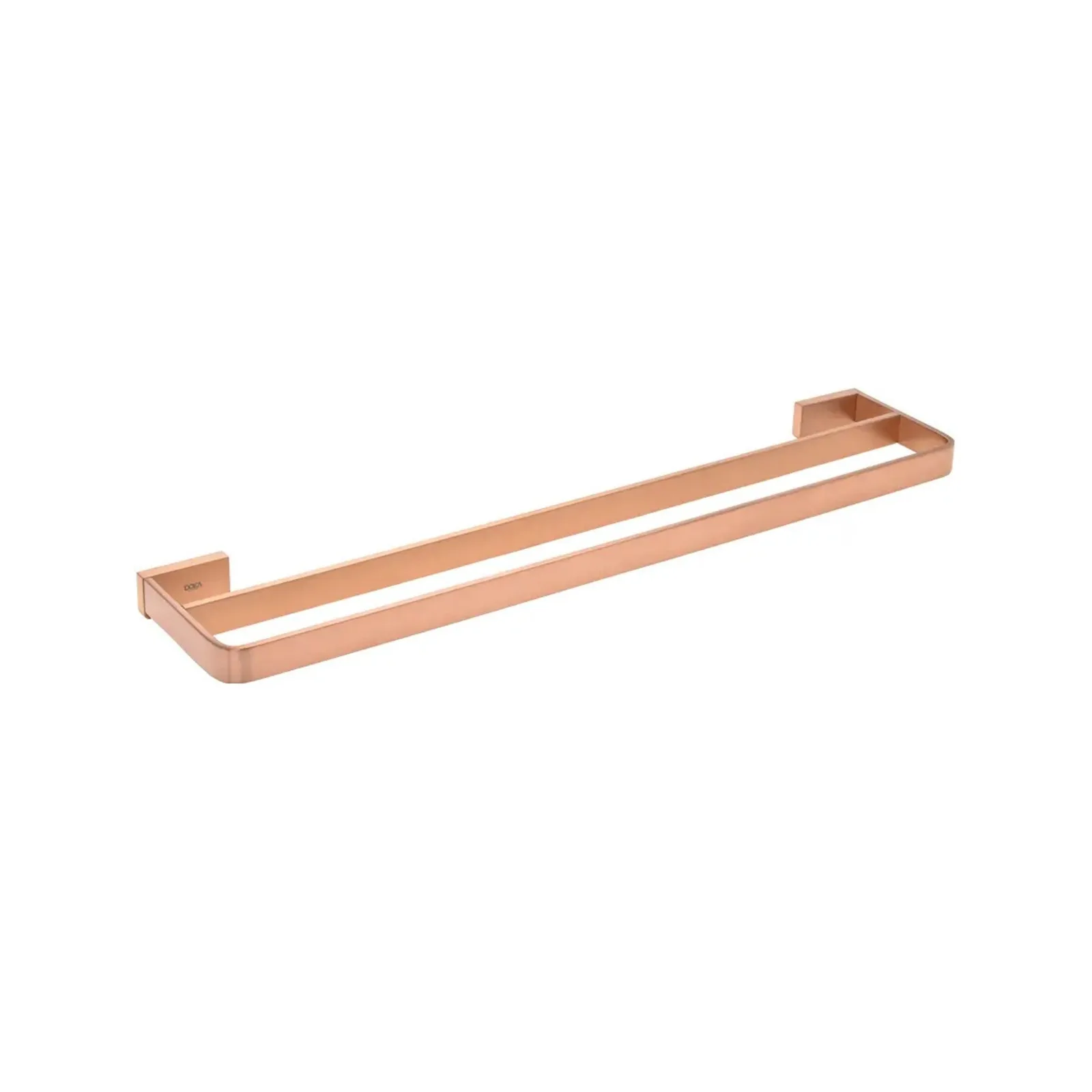 Toalheiro Duplo De Parede Rainbow Brushed Rose Gold Doka