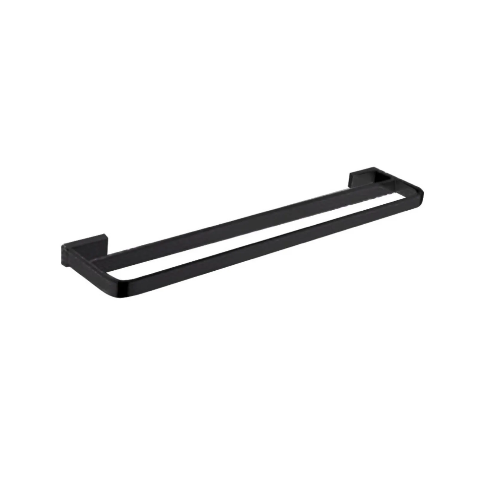 Toalheiro Duplo De Parede Matt Black Doka Rainbow