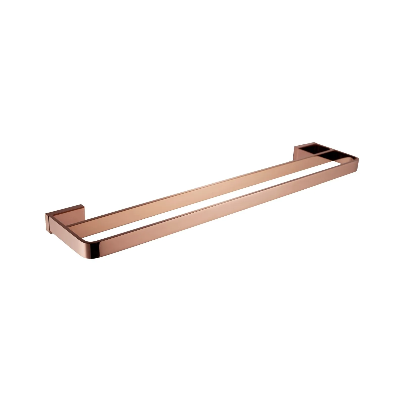 Toalheiro Duplo De Parede Rose Gold Doka Rainbow