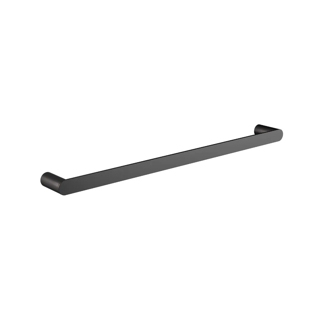 Toalheiro Simples De Parede Gunmetal Doka Quantum