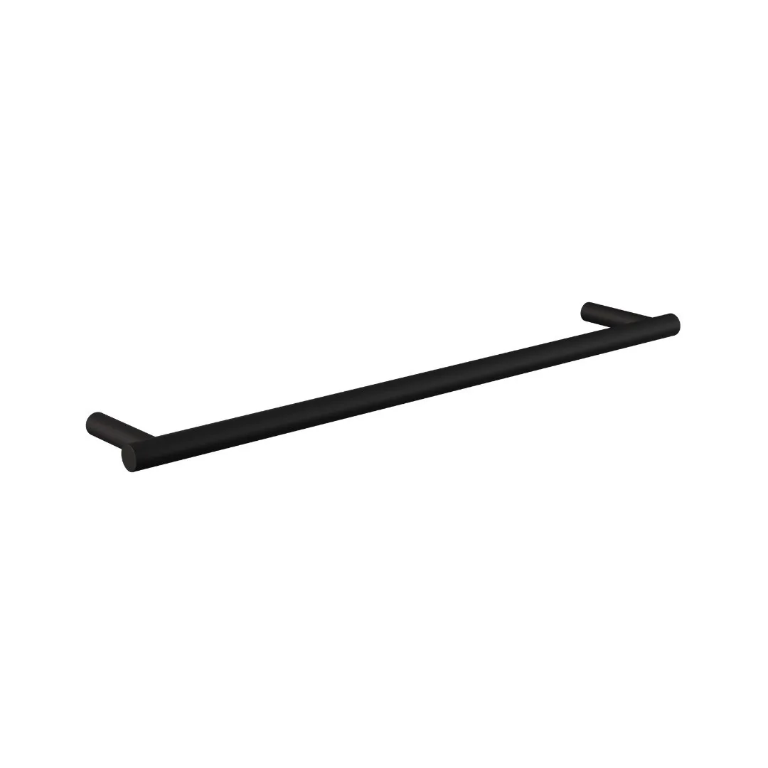 Toalheiro Simples De Parede Matt Black Doka Loop