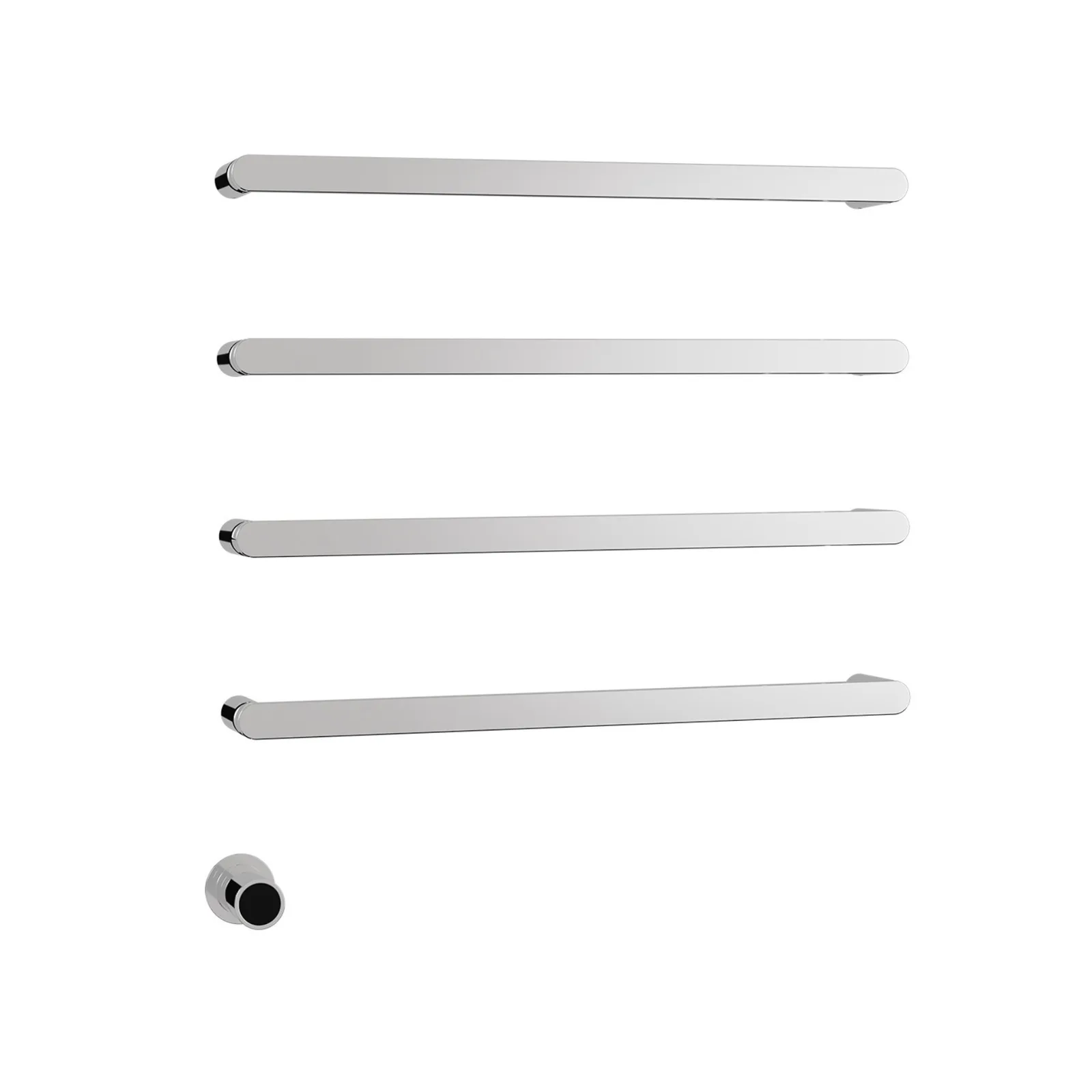 Toalheiro Térmico com Base Embutida Chrome Doka