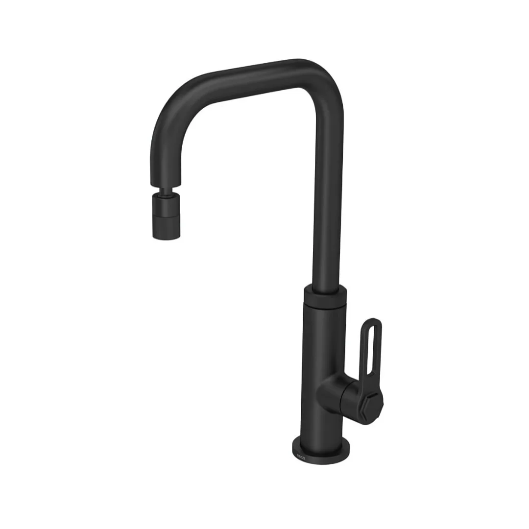 Torneira de Bancada para Cozinha com Bica Móvel Black Matte Deca Urban