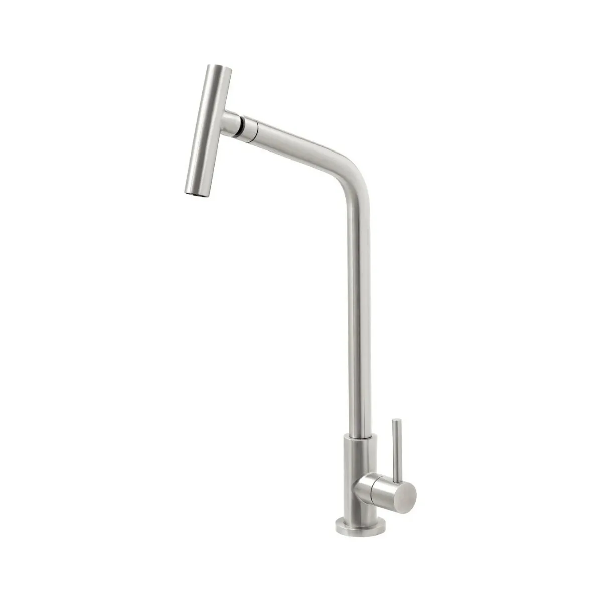 Torneira de Bancada Bica Alta Articulada para Cozinha Tramontina Versa Inox