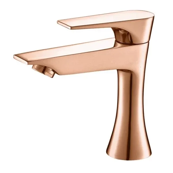 Torneira de bancada para banheiro Rosé Gold Lexxa Bagno LX706RG