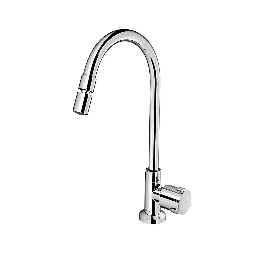 Torneira De Bancada Para Cozinha Cromado Docol Nova Riva 1\2